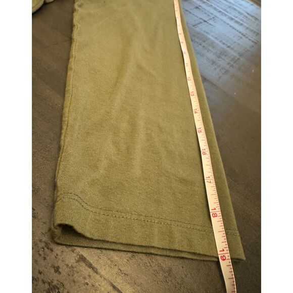 JM Collection Olive Green 3/4 Sleeve Top - Sz M - Picture 8 of 10